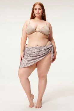 GA-SALE Bikini Tops SHINE PERFECT FIT TOP | MINK001