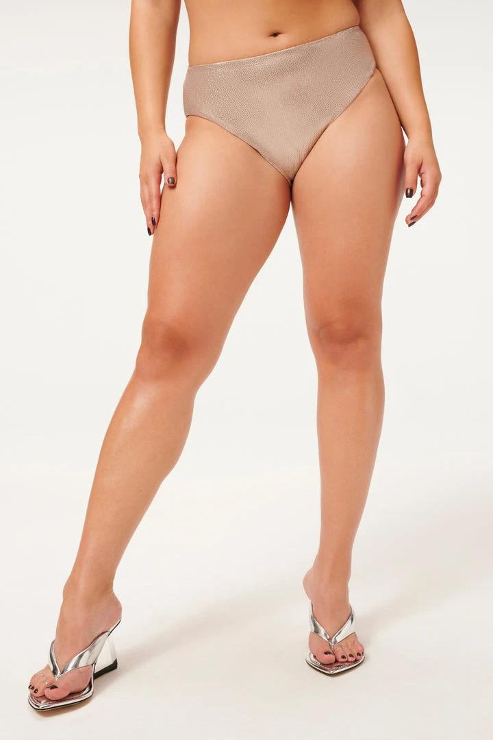 Best deal 🔔 GA-SALE Bikini Bottoms METALLIC GOOD WAIST BOTTOM | ROSE METALLIC001 🔔 9 GA-SALE Bikini Bottoms METALLIC GOOD WAIST BOTTOM | ROSE METALLIC001