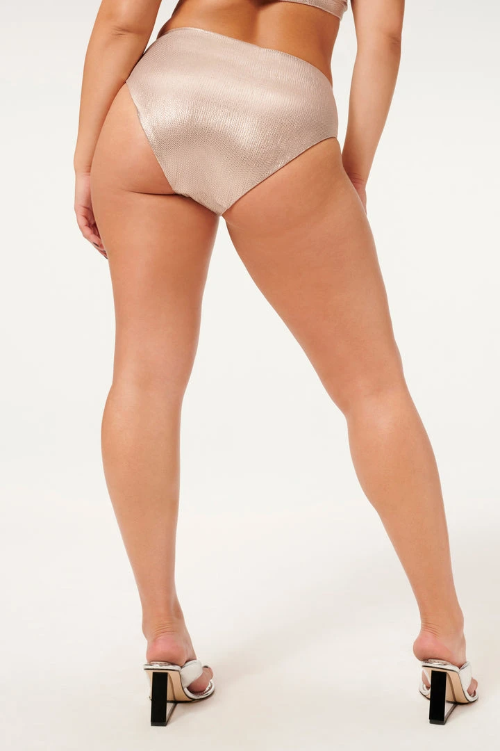 Best deal 🔔 GA-SALE Bikini Bottoms METALLIC GOOD WAIST BOTTOM | ROSE METALLIC001 🔔 11 GA-SALE Bikini Bottoms METALLIC GOOD WAIST BOTTOM | ROSE METALLIC001