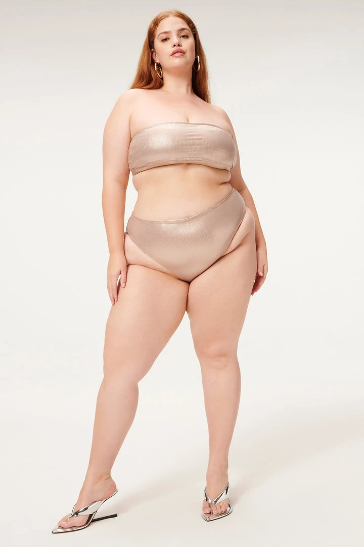 Best deal 🔔 GA-SALE Bikini Bottoms METALLIC GOOD WAIST BOTTOM | ROSE METALLIC001 🔔 12 GA-SALE Bikini Bottoms METALLIC GOOD WAIST BOTTOM | ROSE METALLIC001