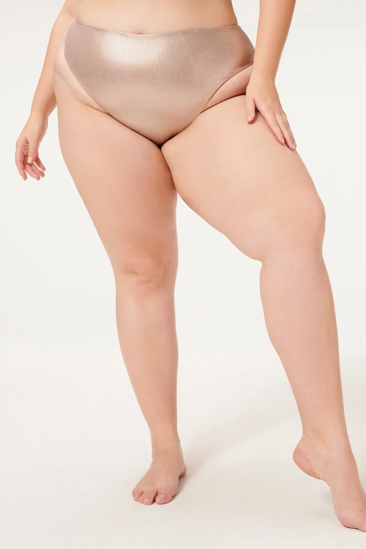 Best deal 🔔 GA-SALE Bikini Bottoms METALLIC GOOD WAIST BOTTOM | ROSE METALLIC001 🔔 14 GA-SALE Bikini Bottoms METALLIC GOOD WAIST BOTTOM | ROSE METALLIC001