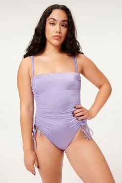GA-SALE One-Pieces SHINE RUCHED ONE-PIECE | LILAC MIST001