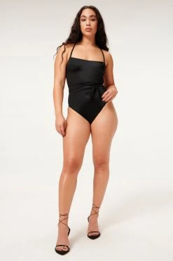 GOOD AMERICAN One-Pieces SHINE BARELY THERE ONE-PIECE | BLACK001