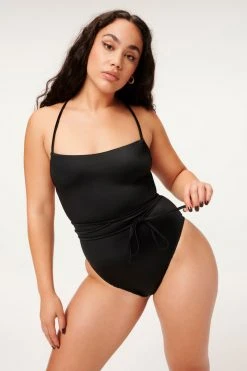 GOOD AMERICAN One-Pieces SHINE BARELY THERE ONE-PIECE | BLACK001