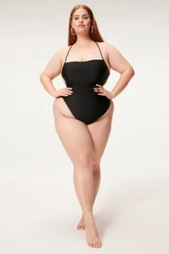 GOOD AMERICAN One-Pieces SHINE BARELY THERE ONE-PIECE | BLACK001
