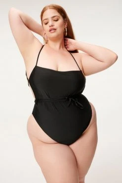 GOOD AMERICAN One-Pieces SHINE BARELY THERE ONE-PIECE | BLACK001