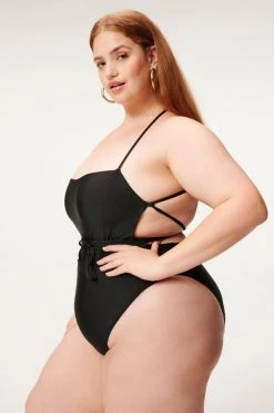GOOD AMERICAN One-Pieces SHINE BARELY THERE ONE-PIECE | BLACK001