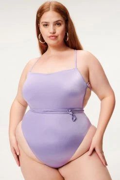 GA-SALE One-Pieces SHINE BARELY THERE ONE-PIECE | LILAC MIST001