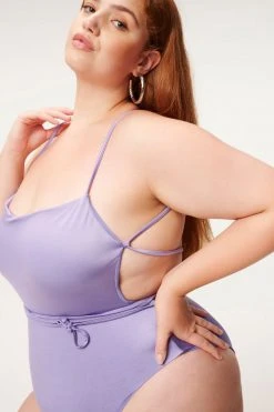 GA-SALE One-Pieces SHINE BARELY THERE ONE-PIECE | LILAC MIST001