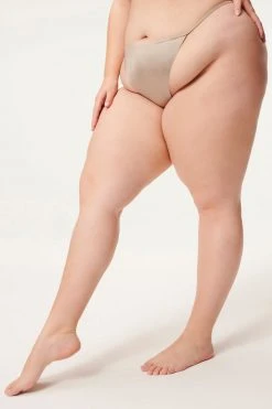 GA-SALE Bikini Bottoms SHINE PERFECT FIT THONG | MINK001