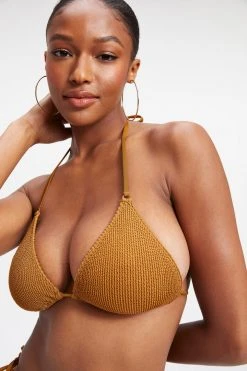 Discount โญ GOOD AMERICAN ALWAYS FITS TINY TIES TOP | BRONZE BROWN001 ๐ 16 GOOD AMERICAN ALWAYS FITS TINY TIES TOP | BRONZE BROWN001