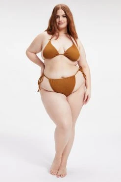 Discount โญ GOOD AMERICAN ALWAYS FITS TINY TIES TOP | BRONZE BROWN001 ๐ 13 GOOD AMERICAN ALWAYS FITS TINY TIES TOP | BRONZE BROWN001