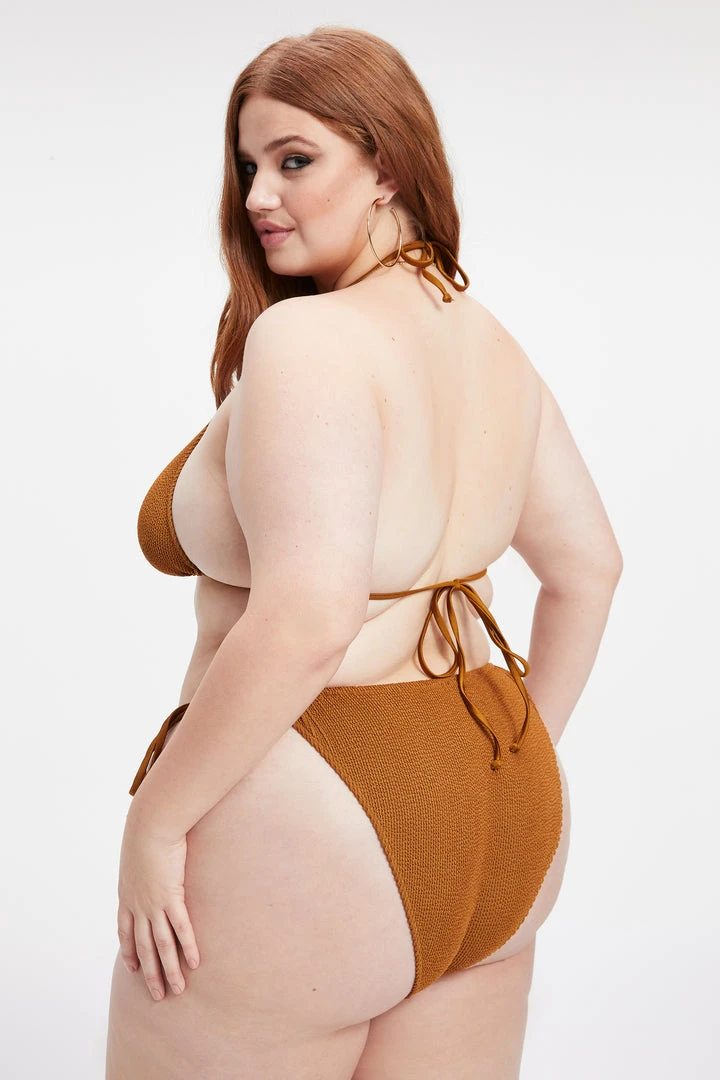 Discount โญ GOOD AMERICAN ALWAYS FITS TINY TIES TOP | BRONZE BROWN001 ๐ 5 GOOD AMERICAN ALWAYS FITS TINY TIES TOP | BRONZE BROWN001