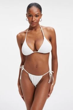 GOOD AMERICAN Bikini Tops ALWAYS FITS TINY TIES TOP | IVORY001