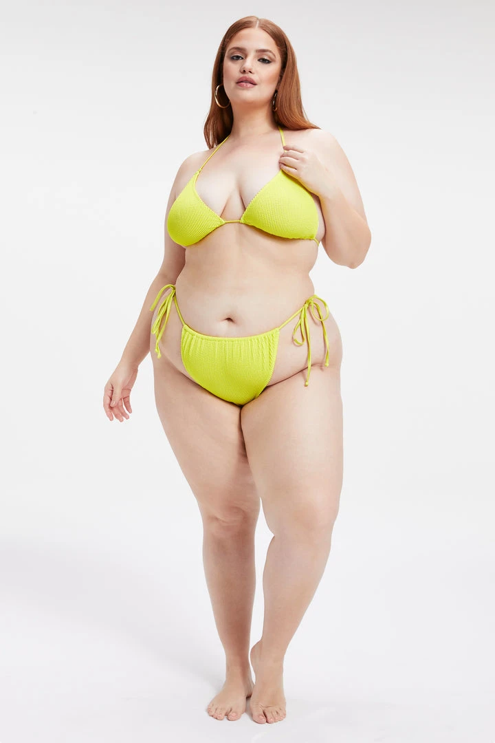 Best deal ❤️ GOOD AMERICAN ALWAYS FITS TINY TIES BOTTOM | ELECTRIC YELLOW001 ✨ 6 GOOD AMERICAN ALWAYS FITS TINY TIES BOTTOM | ELECTRIC YELLOW001