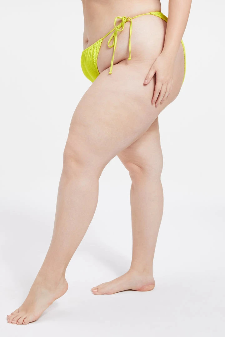 Best deal ❤️ GOOD AMERICAN ALWAYS FITS TINY TIES BOTTOM | ELECTRIC YELLOW001 ✨ 8 GOOD AMERICAN ALWAYS FITS TINY TIES BOTTOM | ELECTRIC YELLOW001