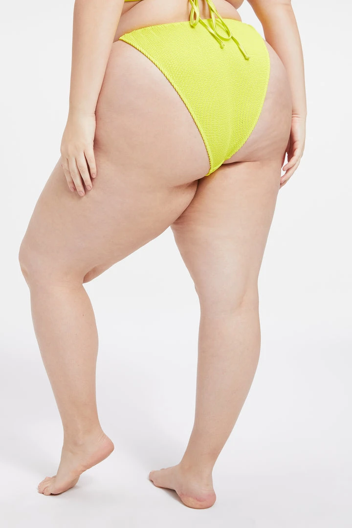 Best deal ❤️ GOOD AMERICAN ALWAYS FITS TINY TIES BOTTOM | ELECTRIC YELLOW001 ✨ 9 GOOD AMERICAN ALWAYS FITS TINY TIES BOTTOM | ELECTRIC YELLOW001