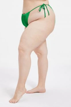 GOOD AMERICAN ALWAYS FITS TINY TIES BOTTOM | SUMMER GREEN002 Bikini Bottoms