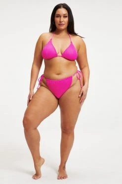 Best reviews of ⭐ GOOD AMERICAN ALWAYS FITS TINY TIES BOTTOM | HAWAIIAN PINK001 Bikini Bottoms 🧨 17 GOOD AMERICAN ALWAYS FITS TINY TIES BOTTOM | HAWAIIAN PINK001 Bikini Bottoms