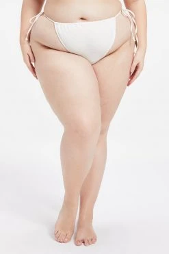 GOOD AMERICAN ALWAYS FITS TINY TIES BOTTOM | IVORY001