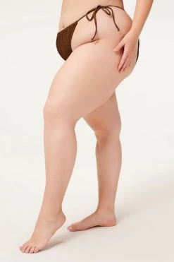 GA-SALE Bikini Bottoms ALWAYS FITS TINY TIES BOTTOM | MOCHA001