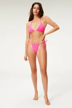 GA-SALE TINY TIES BOTTOM | HOT PINK002 Bikini Bottoms