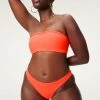 GOOD AMERICAN Bikini Tops BETTER BAND TOP | HOT CORAL001