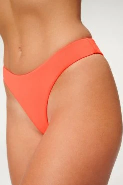 Discount 😉 GOOD AMERICAN Bikini Bottoms BETTER CHEEKY BOTTOM | HOT CORAL001 😀 21 GOOD AMERICAN Bikini Bottoms BETTER CHEEKY BOTTOM | HOT CORAL001