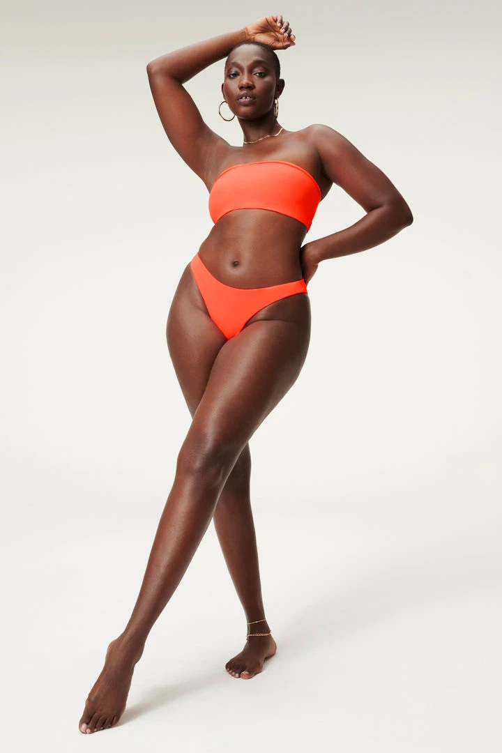 Discount 😉 GOOD AMERICAN Bikini Bottoms BETTER CHEEKY BOTTOM | HOT CORAL001 😀 3 GOOD AMERICAN Bikini Bottoms BETTER CHEEKY BOTTOM | HOT CORAL001