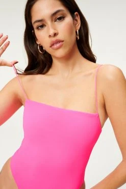 GOOD AMERICAN '90S SUIT | HOT PINK002 Good '90s