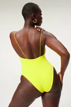 GOOD AMERICAN Good '90s '90S SUIT | LEMON LIME001