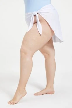 GA-SALE LEG DAZE SARONG | WHITE001 Cover Ups