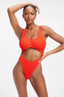 GOOD AMERICAN ALWAYS FITS MONOKINI ONE-PIECE | BRIGHT POPPY002 One-Pieces
