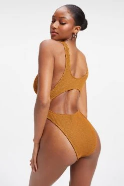 GOOD AMERICAN One-Pieces ALWAYS FITS MONOKINI ONE-PIECE | BRONZE BROWN001