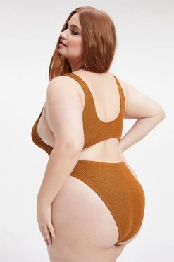 GOOD AMERICAN One-Pieces ALWAYS FITS MONOKINI ONE-PIECE | BRONZE BROWN001