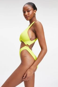 GOOD AMERICAN One-Pieces ALWAYS FITS MONOKINI ONE-PIECE | ELECTRIC YELLOW001