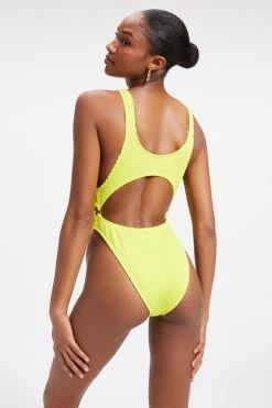 GOOD AMERICAN One-Pieces ALWAYS FITS MONOKINI ONE-PIECE | ELECTRIC YELLOW001
