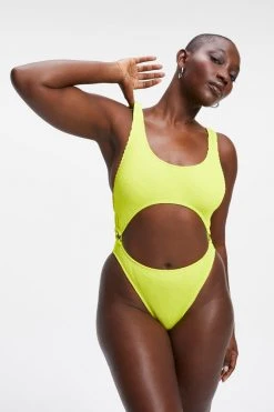 GOOD AMERICAN One-Pieces ALWAYS FITS MONOKINI ONE-PIECE | ELECTRIC YELLOW001