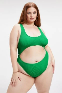 Hot Sale ✨ GOOD AMERICAN ALWAYS FITS MONOKINI ONE-PIECE | ☀️ SUMMER GREEN002 🤩 19 GOOD AMERICAN ALWAYS FITS MONOKINI ONE-PIECE | SUMMER GREEN002