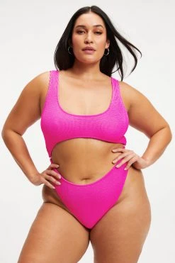 GOOD AMERICAN ALWAYS FITS MONOKINI ONE-PIECE | HAWAIIAN PINK001
