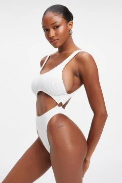 GOOD AMERICAN One-Pieces ALWAYS FITS MONOKINI ONE-PIECE | IVORY001