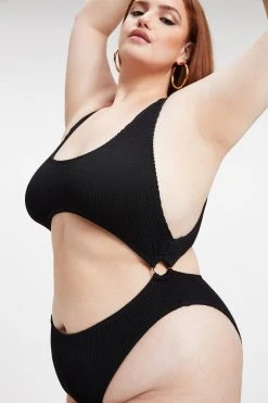 Brand new ⌛ GOOD AMERICAN ALWAYS FITS MONOKINI ONE-PIECE | BLACK001 💯 17 GOOD AMERICAN ALWAYS FITS MONOKINI ONE-PIECE | BLACK001