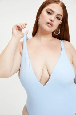GA-SALE One-Pieces LOUNGE ONE-PIECE SWIMSUIT | SKY BLUE001