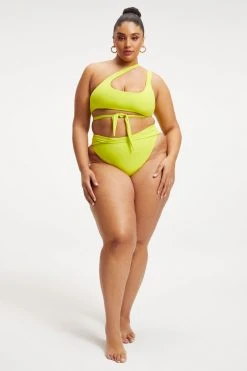 GOOD AMERICAN 100 WAYS TO WEAR BOTTOM | ELECTRIC YELLOW001 Bikini Bottoms