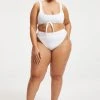 GOOD AMERICAN 100 WAYS TO WEAR BOTTOM | WHITE001 Bikini Bottoms
