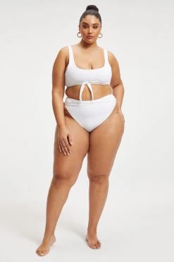 GOOD AMERICAN 100 WAYS TO WEAR BOTTOM | WHITE001 Bikini Bottoms