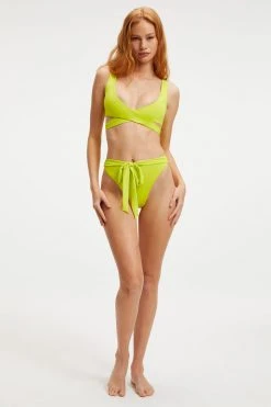 GOOD AMERICAN 100 WAYS TO WEAR TOP | ELECTRIC YELLOW001 Bikini Tops