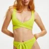 GOOD AMERICAN 100 WAYS TO WEAR TOP | ELECTRIC YELLOW001 Bikini Tops
