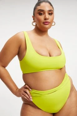 GOOD AMERICAN 100 WAYS TO WEAR TOP | ELECTRIC YELLOW001 Bikini Tops