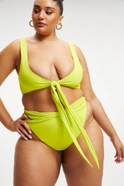 GOOD AMERICAN 100 WAYS TO WEAR TOP | ELECTRIC YELLOW001 Bikini Tops